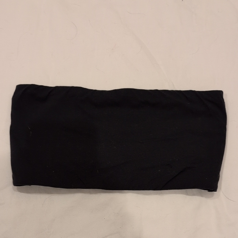 SKIMS Black Strapless Bra Top